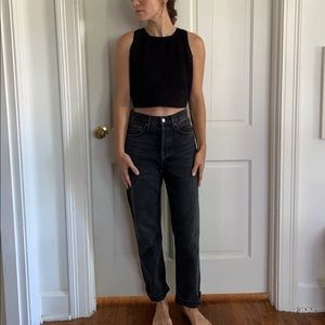 AGOLDE 90's Mid Rise Loose Fit Photogram Jeans Size 23